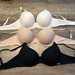 Nautica Intimates 3 Bra Set NWOT